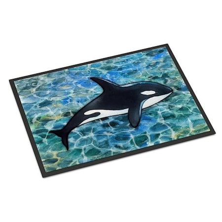 Carolines Treasures Carolines Treasures BB5348MAT 18 x 27 in. Killer Whale Orca Indoor or Outdoor Mat BB5348MAT